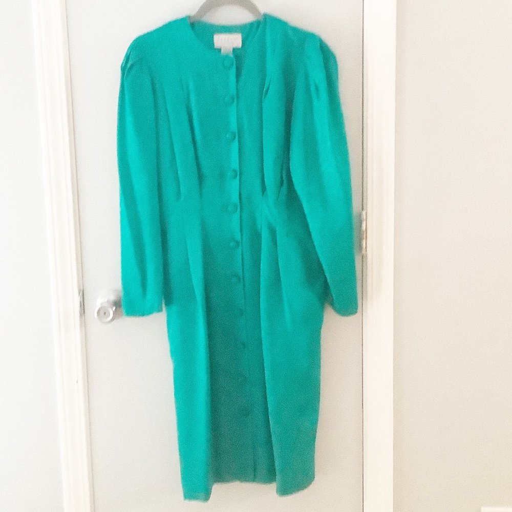 Papell 100% Silk Dress Size 6P